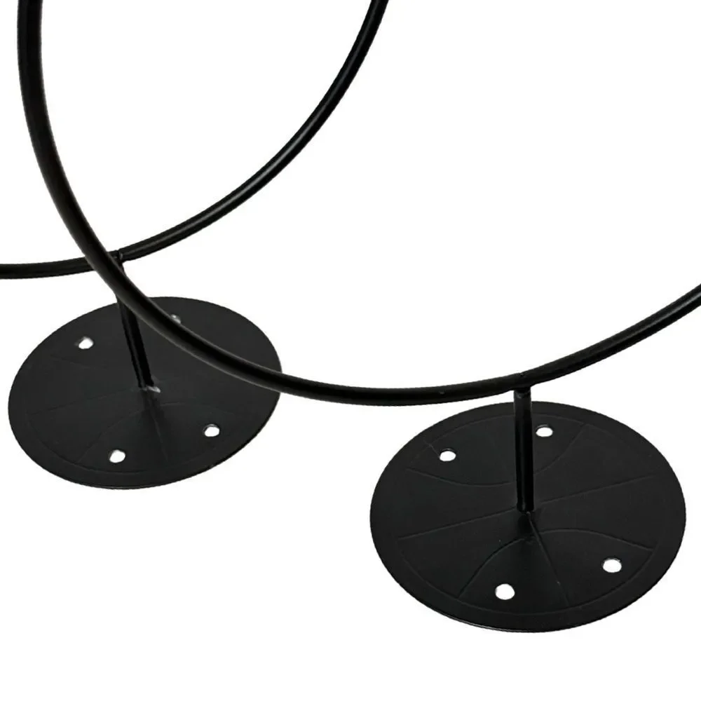 Wallniture Sporta Wall Mounted Storage Sports Ball Holder Display Steel Black 2